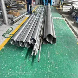 Bright Seamless Titanium Pipe 13mm OD Chemical Use Titanium Seamless Pipe 6m Length High Temperature Resistant thumbnail-4