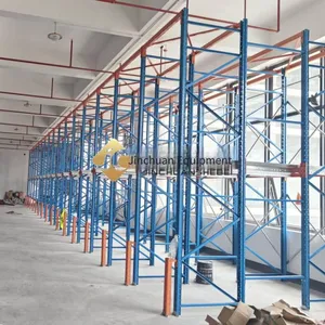Jinchuan Large-scale Drive-in Steel Shelves for High-density Warehousing, Solution for Storing Goods With Few Varieties and Large Quantities thumbnail-1