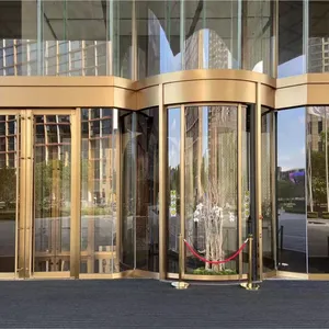 High Quality Customized Two Wings Automatic Revolving Door thumbnail-5