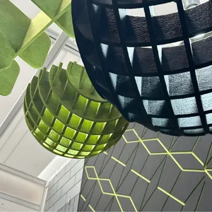 Chinese PET Acoustic Ceiling Tile Soundproof Panel Fire Rated Acoustic Panel Supplier thumbnail-1