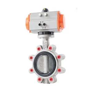 Manufacturer Direct Sales Pneumatic Butterfly Valve thumbnail-2