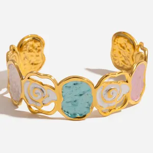 Non-Tarnish HonHo Stainless Steel Bangle With 0.5 Micron TiN Layer & CNC Precision thumbnail-3
