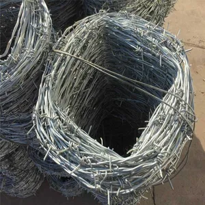 Galvanized Barbed Wire Mesh Heavy Duty Security Fencing for Farm & Industrial thumbnail-4