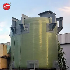Yike Fiberglass Reinforced Plastic Storage Tanks, Designable, Processable and Produceable With Tank Volume Ranging From 5m³ to 1000m³ thumbnail-4