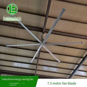 Manufacturer of 7.2-meter Large Industrial Ceiling Fans in Beijing for Basketball Courts, Large Fans for Farms and Factories thumbnail-2