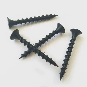 Fine Thread Plasterboard Screws 13mm-100mm Full Sizes Available With Drill Point Black Phosphate Coating No Snapping thumbnail-1