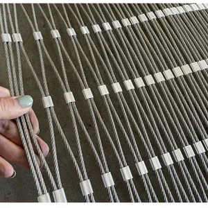 Stainless Steel Animal Barrier Netting 304 2.0mm Wire Welded Mesh 50x100mm Panel thumbnail-4