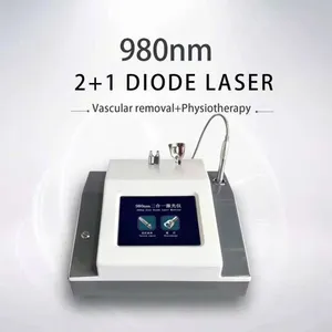 Portable 2 in 1 980nm Diode Laser Device With 1-10Hz Repetition Rate for Vascular and Ph Removal thumbnail-1
