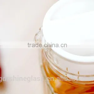 1.0L Lliter Smartly Design Glass Water Bottle Jug Set With Lid thumbnail-4
