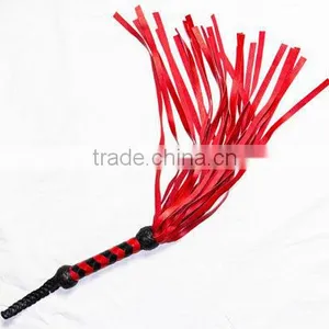 Leather Flogger Riding Whip thumbnail-1