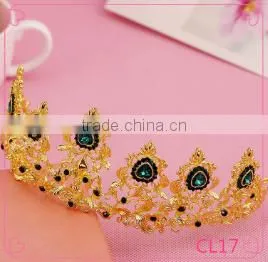 Hot Sale Fashion Hair Jewelry Pageant Real Diamond Tiara for Sale thumbnail-1