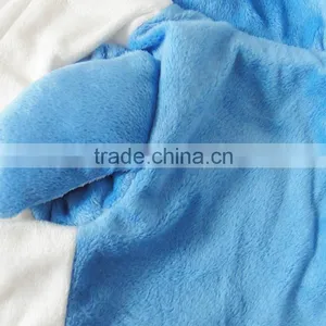 Suitable for Autumn Winter Double Layer Cut Hair Royal Velvet Blue Dolphin Pet Clothes thumbnail-2
