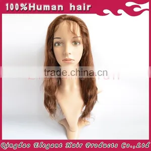 2015 Qingdao New High Quality Human Hair Full Silk Thin Skin Perimeter Wigs thumbnail-4