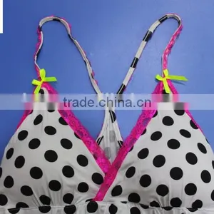 Hot Sexy Black Dot Lace Decorated Lady Babydools Lingerie thumbnail-3