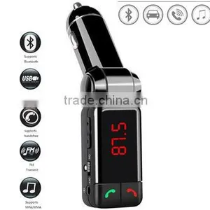BC06 On-board Mp3 Bluetooth Hands-free Phone Car Charger USB FM Transmitters Double USB Interface2015 thumbnail-4
