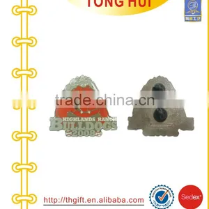 Metal Badges With Custom Design and 2 Black Attachments thumbnail-1