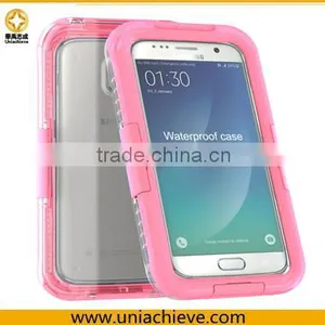 For Samsung S7 Silicone Case Waterproof Gray Color thumbnail-6