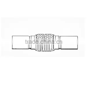 Stainless Steel Exhaust Flexible Pipe With Nipples Connection thumbnail-2