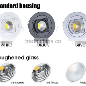 360 Degree Rotatable Led Ceiling Light Power Dimmable 10w Cob Gimbal Downlight Quality Choice thumbnail-6