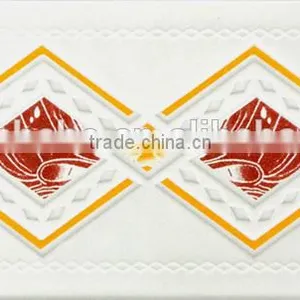 Glossy White Outside Wall Tiles Design For Building 140x280mm thumbnail-5