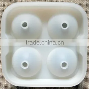 Best Sale Product 2016 Large 4 Cavity Ice Sphere, Silicone Ice Ball Mold Quality Choice thumbnail-3