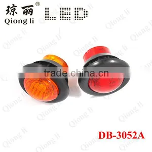 New Inch Mini Round LED Side Marker Light thumbnail-1