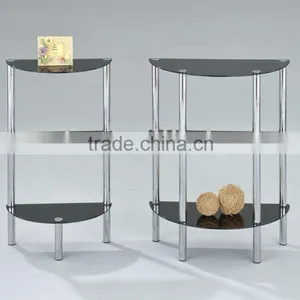 Oval Chrome Three Layer Display Shelf thumbnail-1