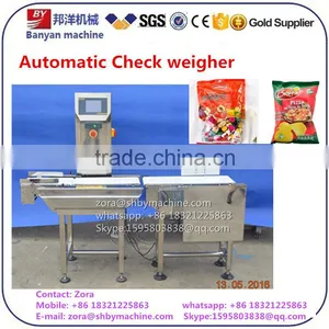 Shanghai Factory Price Food Snack Automatic Weight Checker Machine 0086-18321225863 BY-XBC thumbnail-1