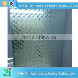 High Quality Hot Sale Aqualite Patterned Glass/acid Etched Clear Pattern Glass thumbnail-1