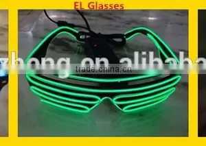 el Sunglasses With Led Bling Lights Led Shutter Party Glasses for Eye Catcher Crazy Fancy Novel thumbnail-1