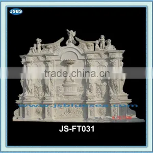 Large Outdoor Lady Marble Wall Waterfall Fountains thumbnail-1