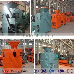 Round Shape High Burning Value Iron Oxide Skin Briquette Press Machine thumbnail-2