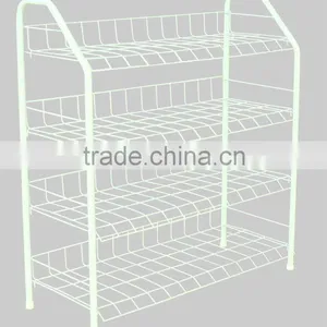 Living Room Four Tier Metal Shoes Shelf thumbnail-1