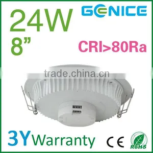 New High Quality High Power 24W SMD Led Downlight 8inch CRI>80Ra thumbnail-2