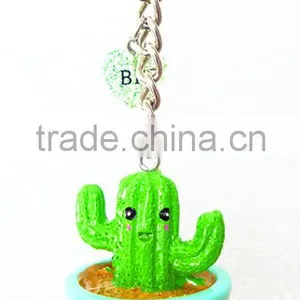 Lovely Hot Selling Pot Plant Keychain,cute Keychain,wholesale Key Chain thumbnail-1