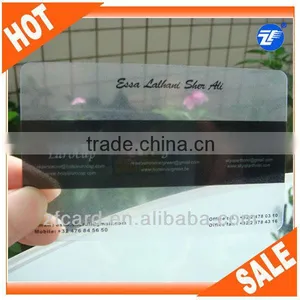 High Quality CR80 CMYK Printing Pvc Transparent Business Card thumbnail-4