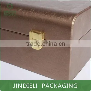 Hot Stamping Beauty Flower Brown Cosmetic Box Packaging thumbnail-5