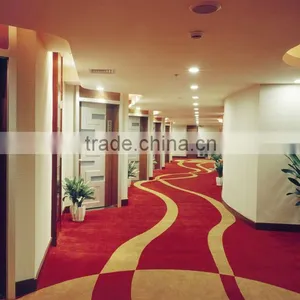 High Quality Modern Leaf Printed Carpet for Hotel thumbnail-1