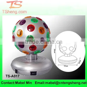 Factory Price Wholesale Party Supply 6inch Disco Rotaing Ball Light thumbnail-4