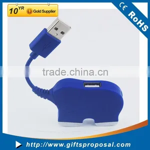 2015 Animal Shape 4 Port Mini Usb Hub Usb 2.0 /3.0 Hub thumbnail-1