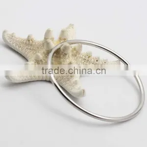 Silver 316L Stainless Steel Classic Bracelet Bangle thumbnail-1