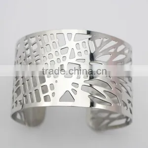 2016 Cheapest High Quality Stainless Steel Cuff Fashion Bracelet Bangles Quality Choice thumbnail-1