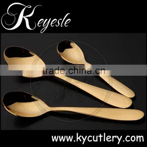 Yellow Gold Cutlery,dubai Tableware,gold Plated Dinner Set thumbnail-2