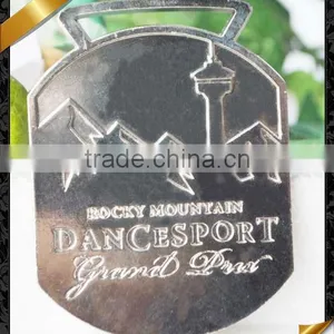 Silver Plating Ribbon Metal Silver Medal thumbnail-1