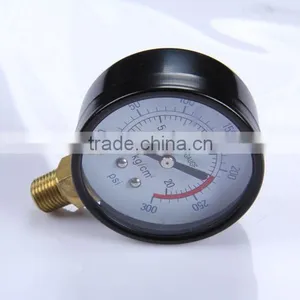 Special Design Durable Light Weight Easy To Read Clear File Chrome Color Small Mini Pressure Gauge thumbnail-2