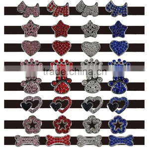 New 10MM Rhinestone Dog Pet Slider Charm thumbnail-1