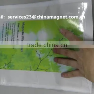 A4 Size Black Magnetic Document Holder , Convenient Replacement of the Insert Document thumbnail-2