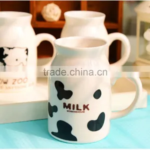 Direct Manufacturer 12 OZ Ceramic Cow Design Milk Mugs thumbnail-6