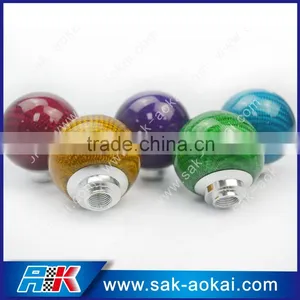 Universal Carbon Fiber Gear Shift Lever Knob Gear Knob for Car thumbnail-3