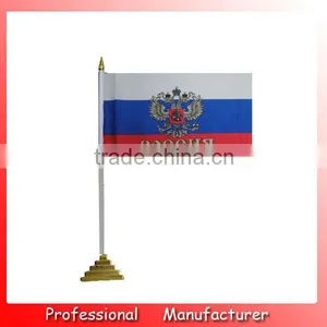 Russia Flag in Small Size,table Flag,stand Country Flag Directly Manufacturer thumbnail-1
